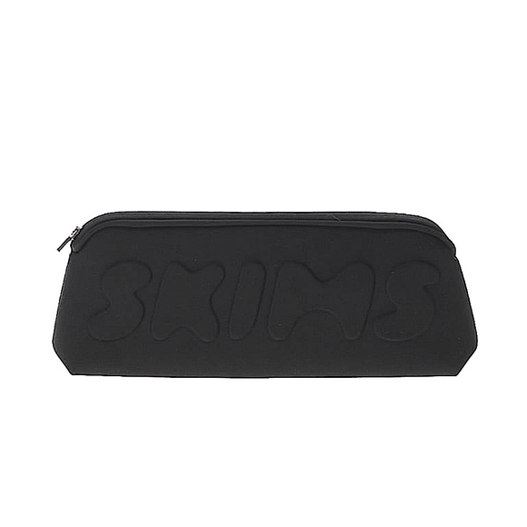 SKIMS Other - onyx SKIMS neoprene pouch | black SKIMS zipper travel bag | swimsuit bag